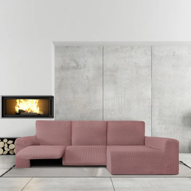 Chaise longue relax elástica Jaz | Tecido espinhado | Ajuste funcional | Proteção completa e lavável Chaise longue relax elástica Jaz | Tecido espinhado | Ajuste funcional | Proteção completa e lavável