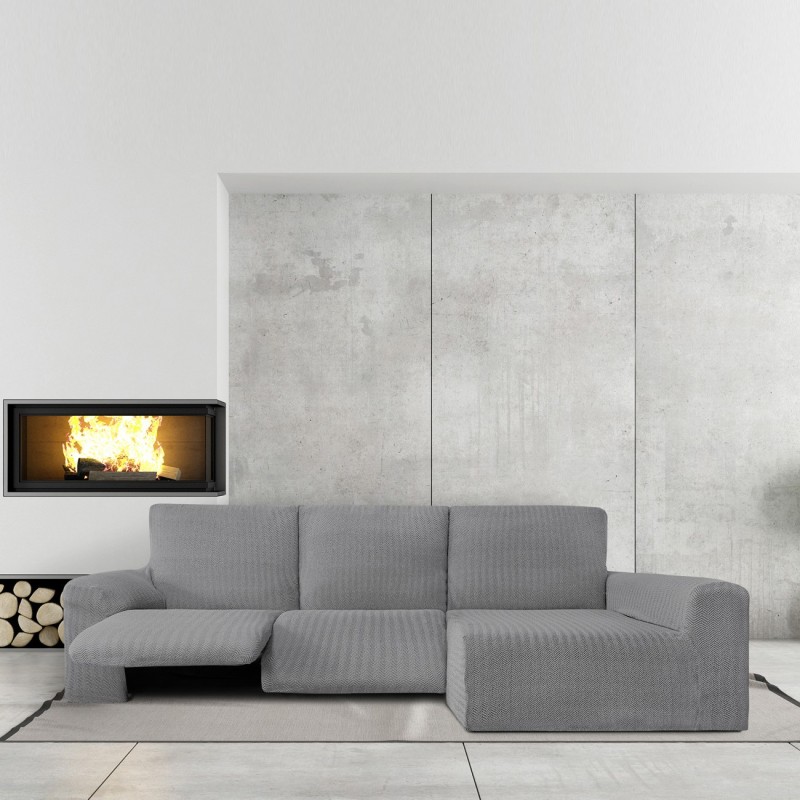 Chaise longue relax elástica Jaz | Tecido espinhado | Ajuste funcional | Proteção completa e lavável Chaise longue relax elástica Jaz | Tecido espinhado | Ajuste funcional | Proteção completa e lavável