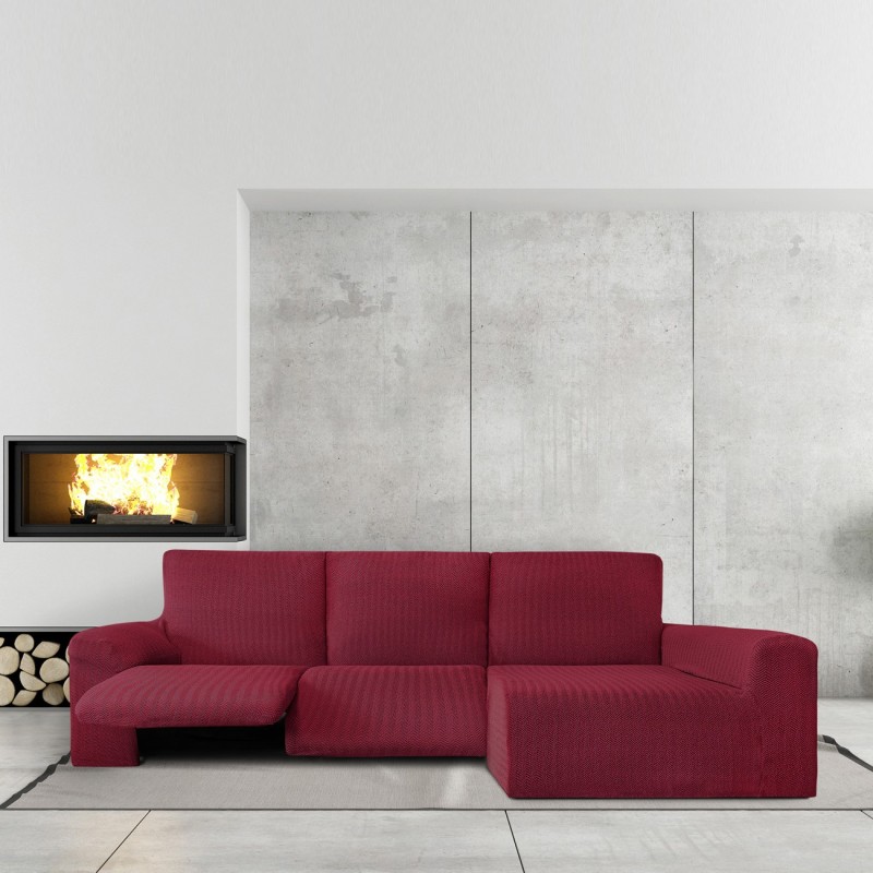 Chaise longue relax elástica Jaz | Tecido espinhado | Ajuste funcional | Proteção completa e lavável Chaise longue relax elástica Jaz | Tecido espinhado | Ajuste funcional | Proteção completa e lavável