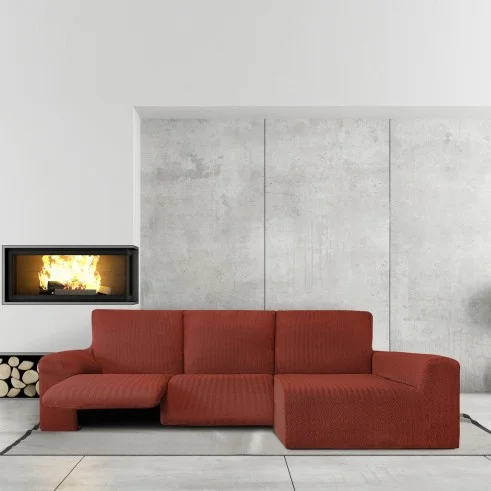 Chaise longue relax elástica Jaz | Tecido espinhado | Ajuste funcional | Proteção completa e lavável
