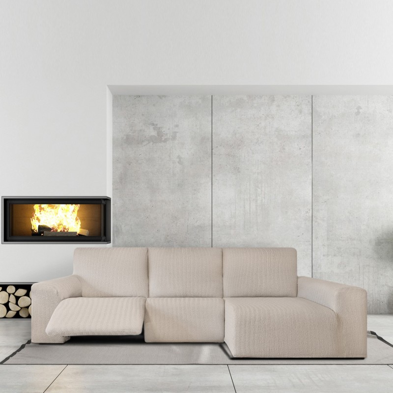 Chaise longue relax elástica Jaz | Tecido espinhado | Ajuste funcional | Proteção completa e lavável Chaise longue relax elástica Jaz | Tecido espinhado | Ajuste funcional | Proteção completa e lavável