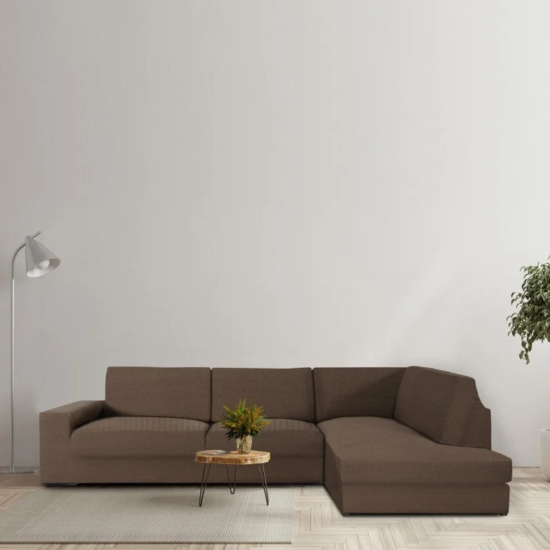 Chaise longue de canto espinhado Jaz | Cobertura total | Elegância moderna | Lavável na máquina Chaise longue de canto espinhado Jaz | Cobertura total | Elegância moderna | Lavável na máquina