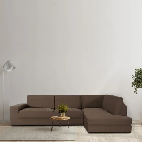 Chaise longue de canto espinhado Jaz | Cobertura total | Elegância moderna | Lavável na máquina