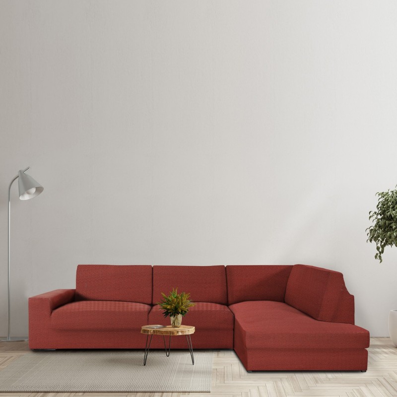 Chaise longue de canto espinhado Jaz | Cobertura total | Elegância moderna | Lavável na máquina Chaise longue de canto espinhado Jaz | Cobertura total | Elegância moderna | Lavável na máquina