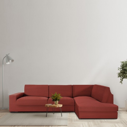 Chaise longue de canto espinhado Jaz | Cobertura total | Elegância moderna | Lavável na máquina
