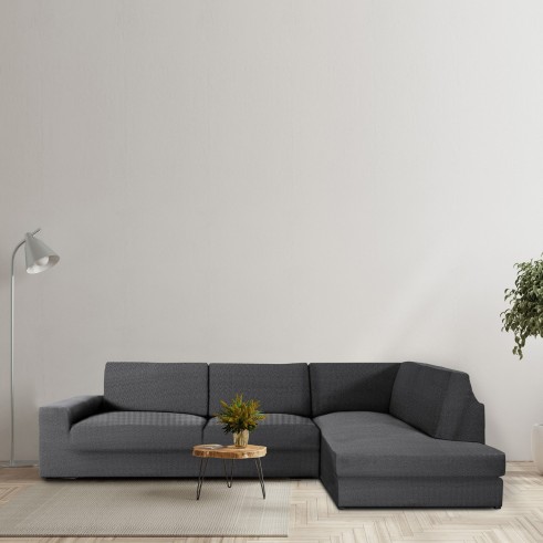 Chaise longue de canto espinhado Jaz | Cobertura total | Elegância moderna | Lavável na máquina