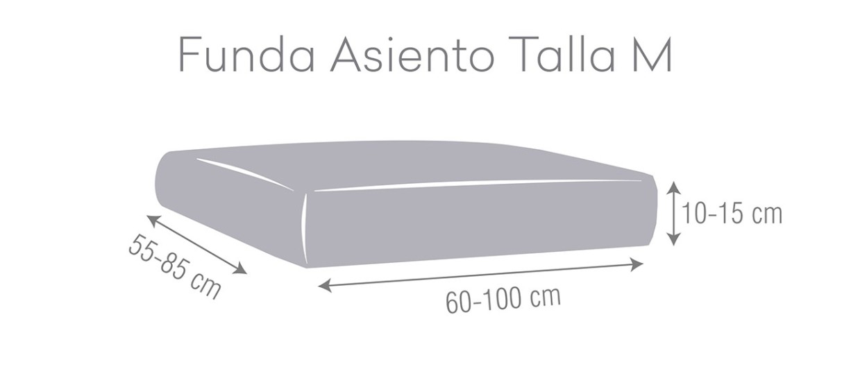 Capa para assento ou encosto de sofá super elástica Modelo Roc