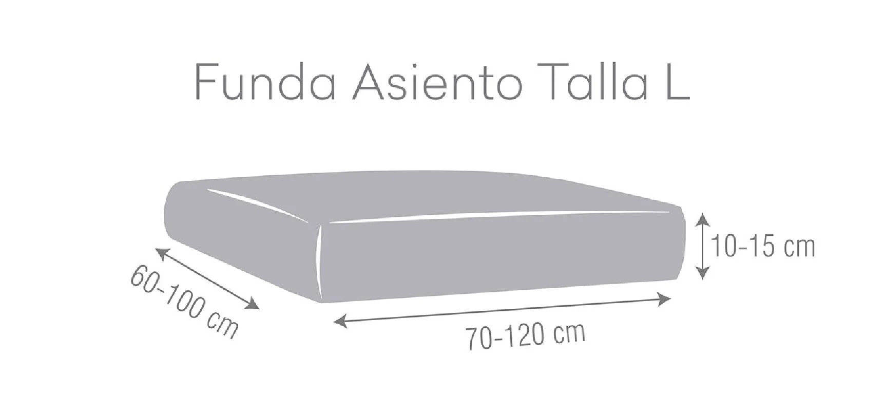 Capa para assento ou encosto de sofá super elástica Modelo Roc Capa para assento ou encosto de sofá super elástica Modelo Roc
