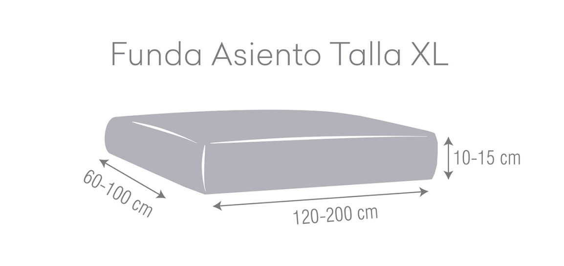 Capa para assento ou encosto de sofá super elástica Modelo Roc