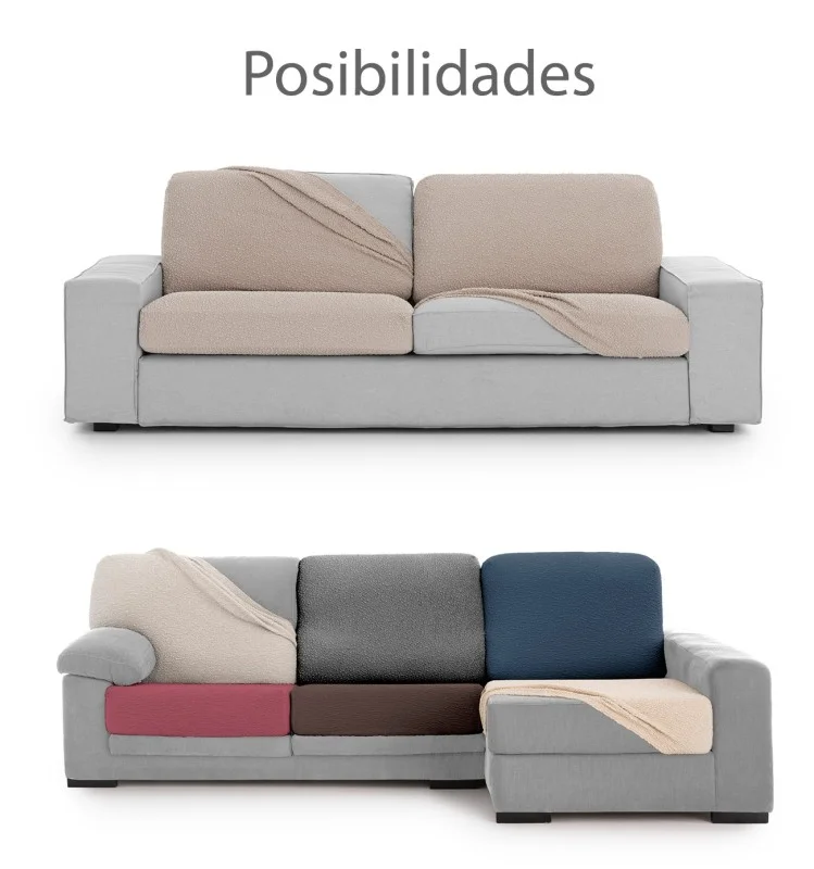 Capa para assento ou encosto de sofá super elástica Modelo Roc Capa para assento ou encosto de sofá super elástica Modelo Roc