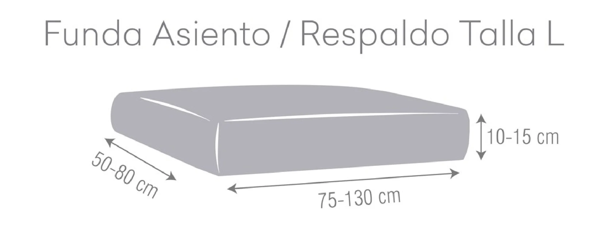 Cobertura Bielastic para assento ou encosto de sofá modelo Bronx Cobertura Bielastic para assento ou encosto de sofá modelo Bronx