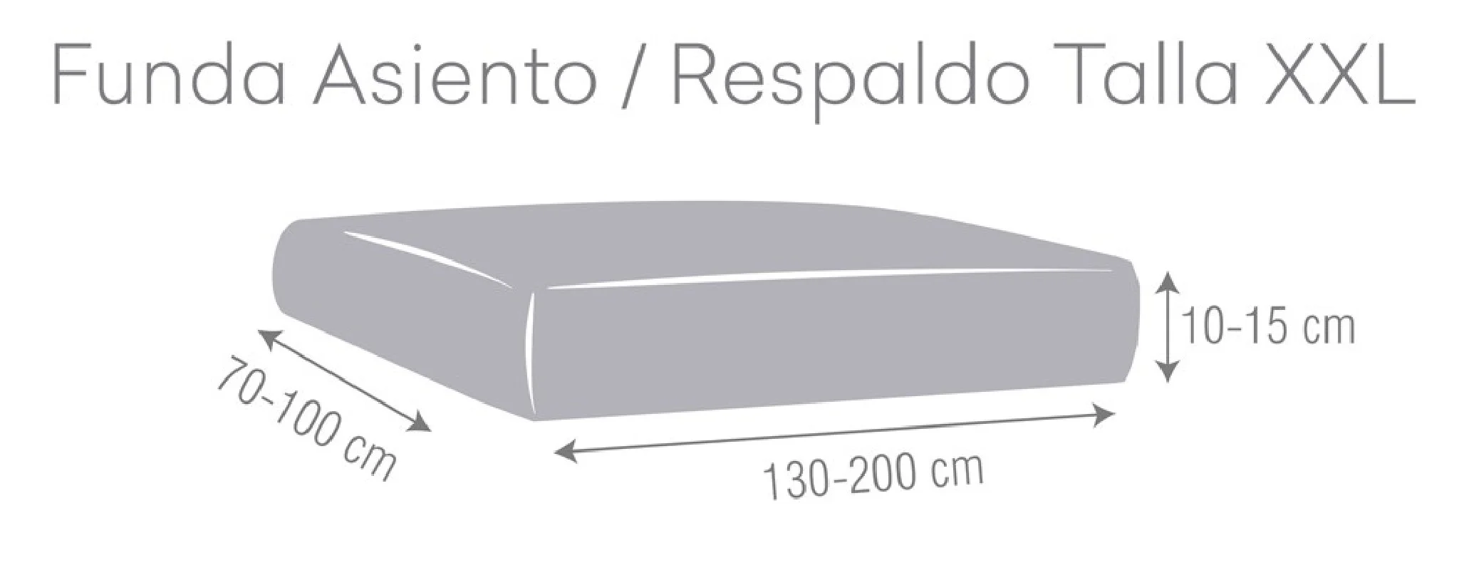 Cobertura Bielastic para assento ou encosto de sofá modelo Bronx Cobertura Bielastic para assento ou encosto de sofá modelo Bronx