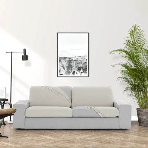 Assento ou encosto bielástico Bronx | Textura suave | Ajuste firme | Lavagem simples e durável