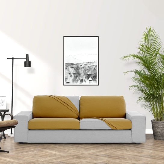 Assento ou encosto bielástico Bronx | Textura suave | Ajuste firme | Lavagem simples e durável