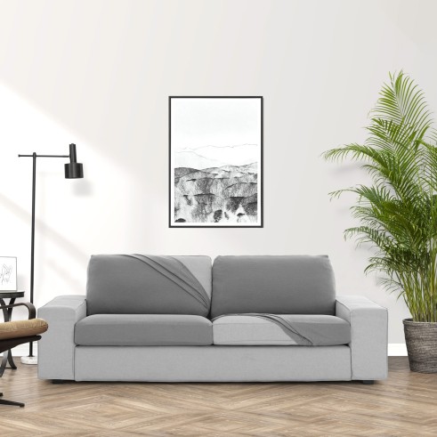 Assento ou encosto bielástico Bronx | Textura suave | Ajuste firme | Lavagem simples e durável