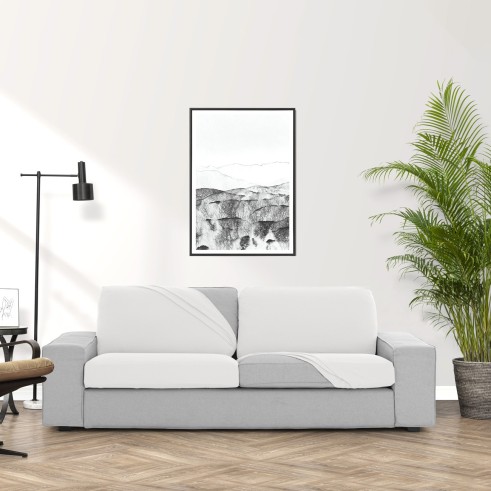 Assento ou encosto bielástico Bronx | Textura suave | Ajuste firme | Lavagem simples e durável