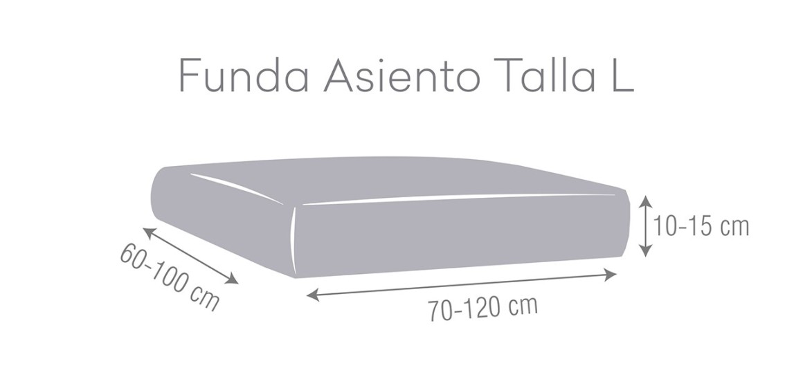 Cobertura do assento ou do encosto do sofá com elasticidade bidirecional Modelo Thor