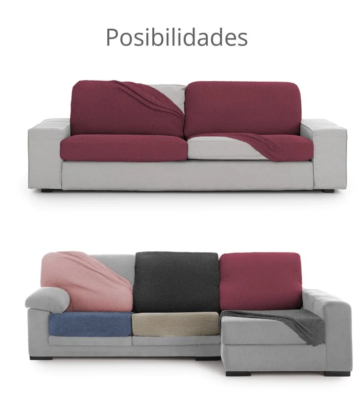 Cobertura do assento ou do encosto do sofá com elasticidade bidirecional Modelo Thor Cobertura do assento ou do encosto do sofá com elasticidade bidirecional Modelo Thor