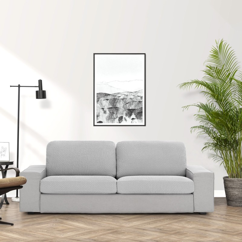 Encosto sofá bielástico Thor | Tecido com relevo | Ajuste perfeito | Lavagem fácil e duradoura Encosto sofá bielástico Thor | Tecido com relevo | Ajuste perfeito | Lavagem fácil e duradoura