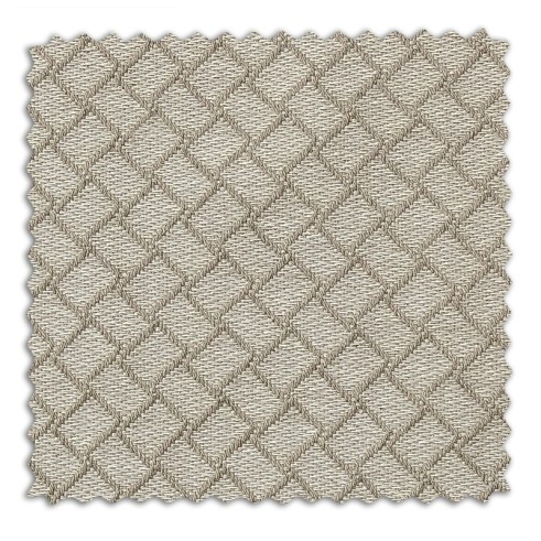Tecido jacquard por metro Francesca | Losangos elegantes | Firmeza sem elasticidade | Decoração sofisticada
