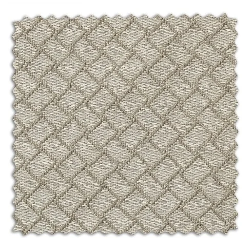 Tecido jacquard por metro Francesca | Losangos elegantes | Firmeza sem elasticidade | Decoração sofisticada