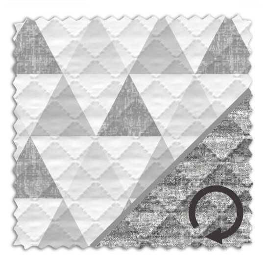 Tecido Jacquard acolchoado reversível a metro, modelo nórdico