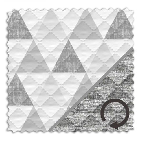 Tecido jacquard acolchoado Nordic | Reversível elegante | 270?cm sem cedência | Estilo versátil