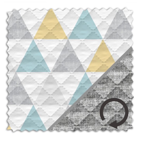 Tecido jacquard acolchoado Nordic | Reversível elegante | 270?cm sem cedência | Estilo versátil
