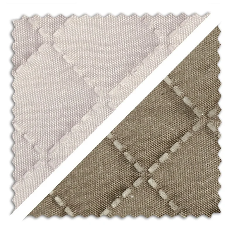Tecido jacquard acolchoado reversível a metro, modelo Oslo Tecido jacquard acolchoado reversível a metro, modelo Oslo