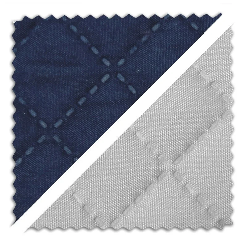 Tecido jacquard acolchoado reversível a metro, modelo Oslo Tecido jacquard acolchoado reversível a metro, modelo Oslo