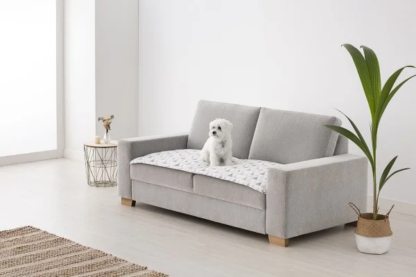 O Topper Zazu Pet-Friendly protege o seu sofá de animais de estimação e manchas