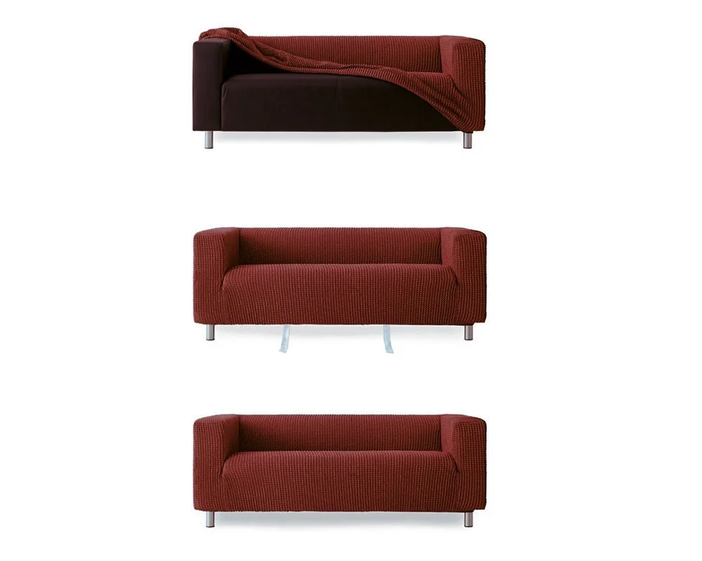 Capa de sofá bielástica para sofá Klippan ou de braço alto, modelo Milan Capa de sofá bielástica para sofá Klippan ou de braço alto, modelo Milan