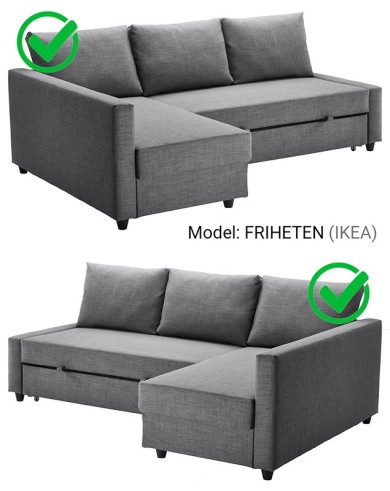 Capa Friheten Couch Cover | Conforto acolchoado | Uso conversível | Fácil instalação