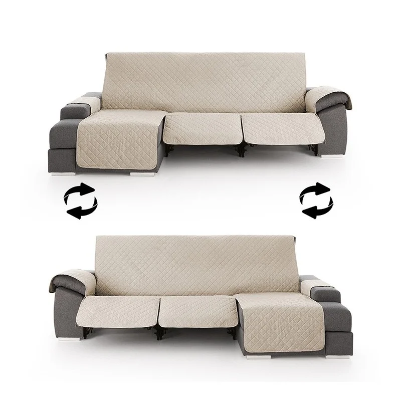 Funda acolchada Modelo Couch Cover para Chaise Longue relax Funda acolchada Modelo Couch Cover para Chaise Longue relax