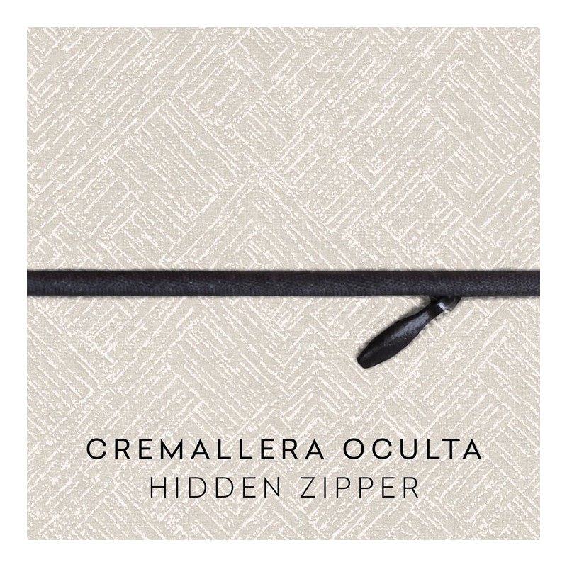 Funda de cojín anti manchas con cremallera modelo Fuji