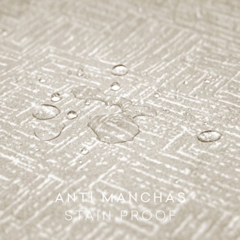 Funda de cojín anti manchas con cremallera modelo Fuji