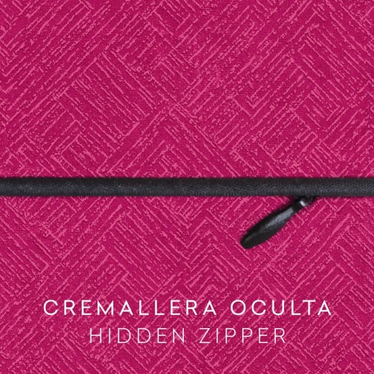 Funda de cojín anti manchas con cremallera modelo Fuji