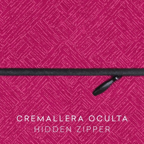 Funda de cojín anti manchas con cremallera modelo Fuji