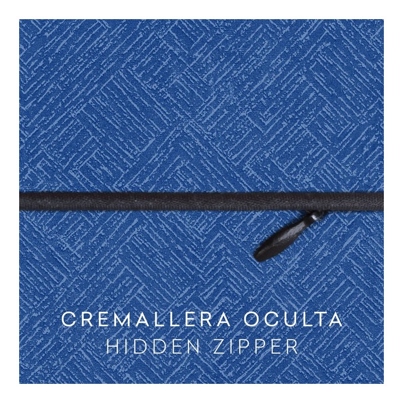 Funda de cojín anti manchas con cremallera modelo Fuji