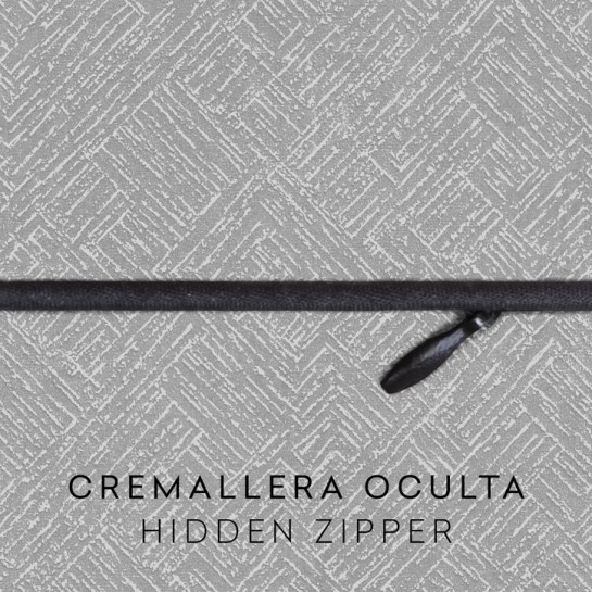 Funda de cojín anti manchas con cremallera modelo Fuji