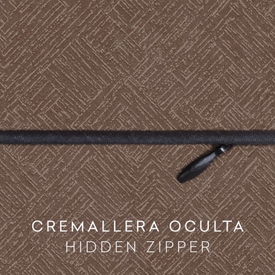 Funda de cojín anti manchas con cremallera modelo Fuji