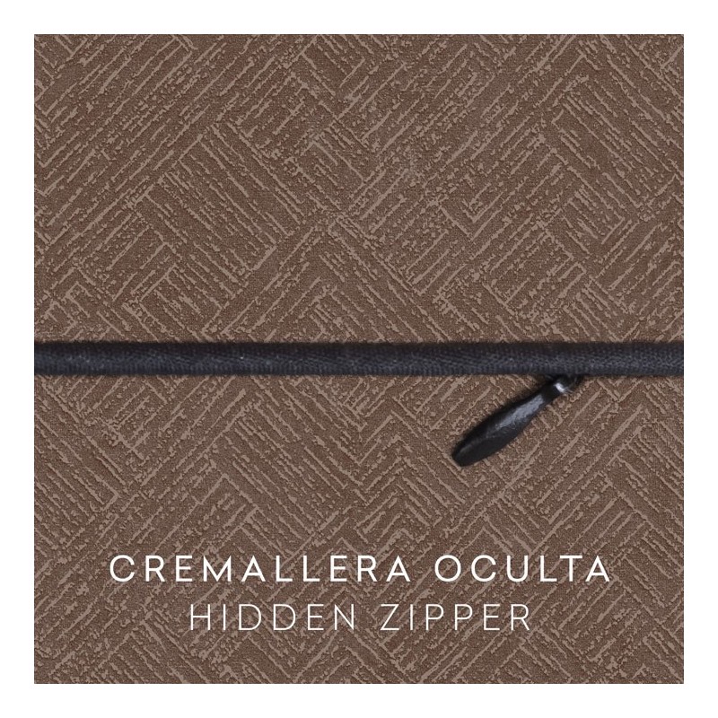 Funda de cojín anti manchas con cremallera modelo Fuji Funda de cojín anti manchas con cremallera modelo Fuji