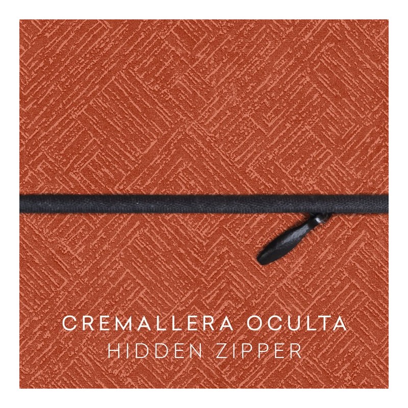 Funda de cojín anti manchas con cremallera modelo Fuji Funda de cojín anti manchas con cremallera modelo Fuji