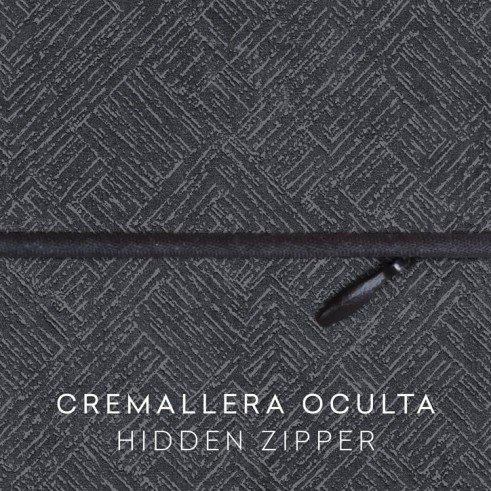 Funda de cojín anti manchas con cremallera modelo Fuji