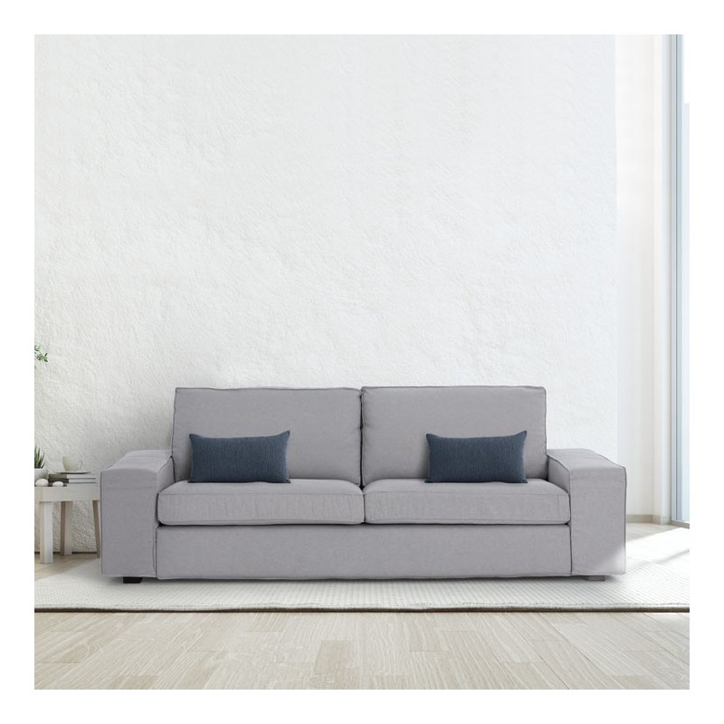 Funda chenilla con cremallera para cojín modelo Mid