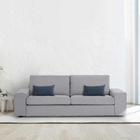 Funda chenilla con cremallera para cojín modelo Mid