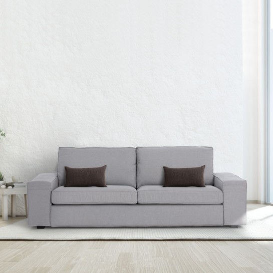 Funda chenilla con cremallera para cojín modelo Mid