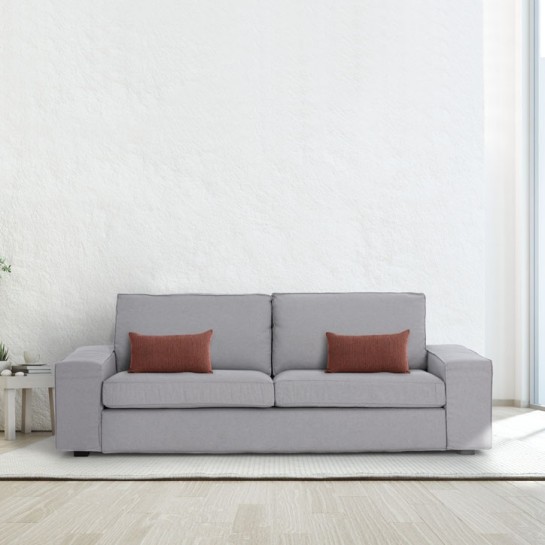 Funda chenilla con cremallera para cojín modelo Mid