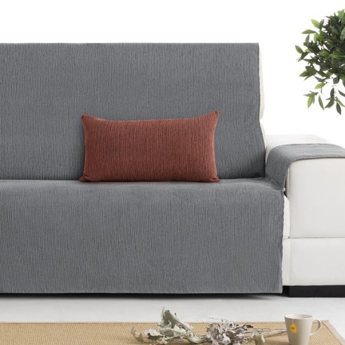 Funda chenilla con cremallera para cojín modelo Mid