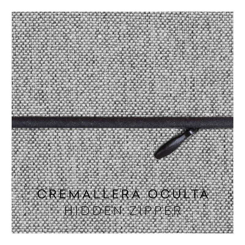 Funda chenilla con cremallera para cojín modelo Valeria Funda chenilla con cremallera para cojín modelo Valeria